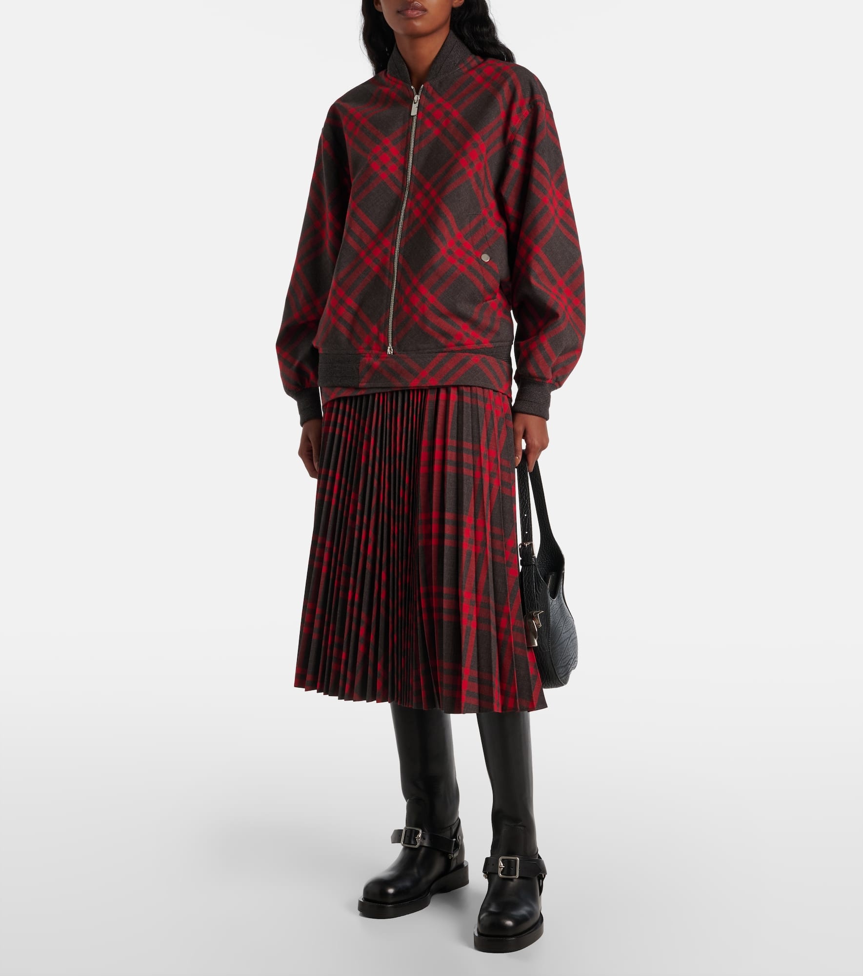 Burberry Check bomber jacket - 2