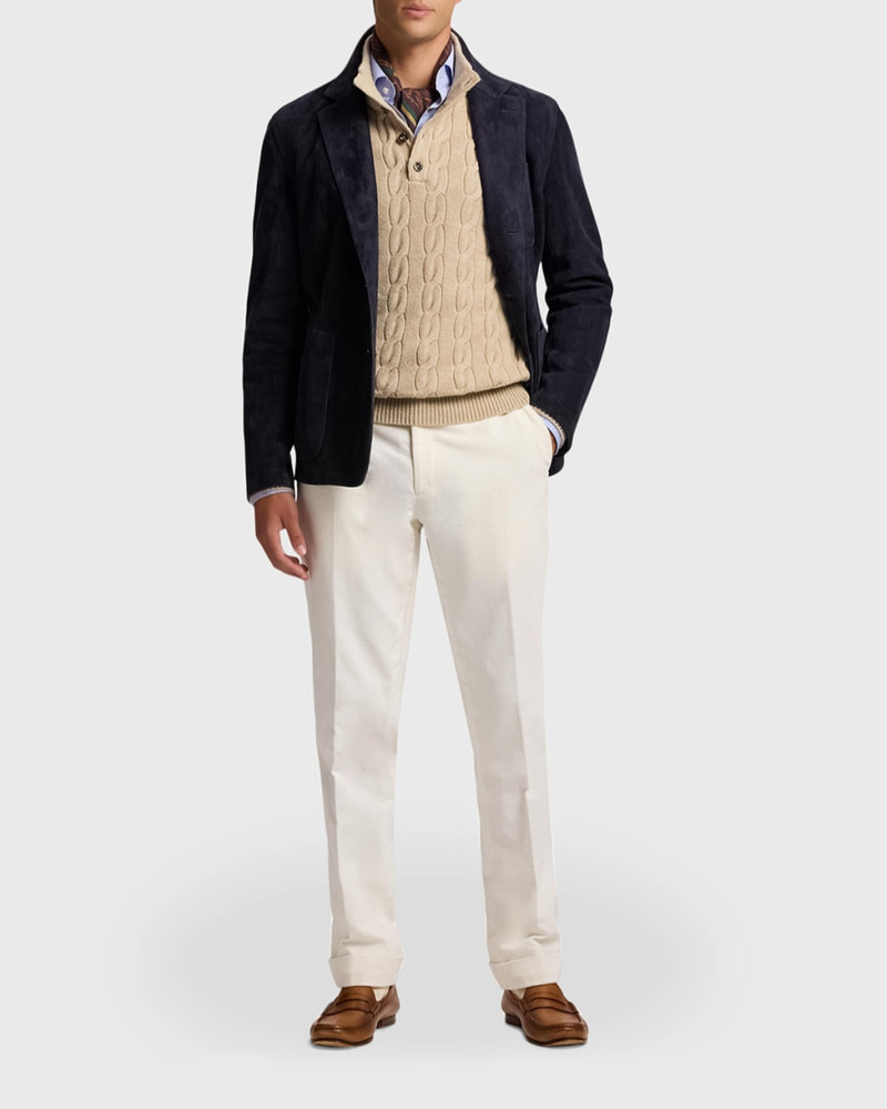 Ralph Lauren Men's Hand-Tailored Suede Blazer outlook