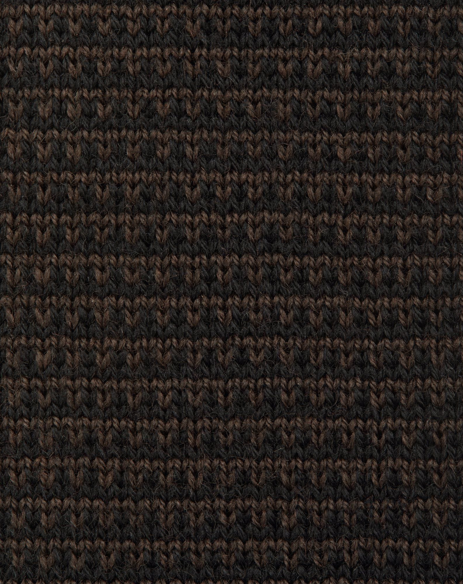 Brown and black knit tie - 4