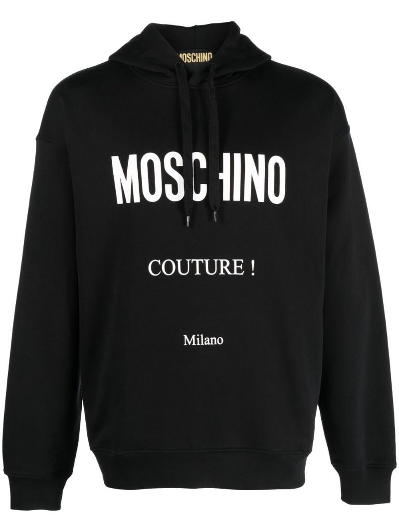 Couture! print hoodie - 1