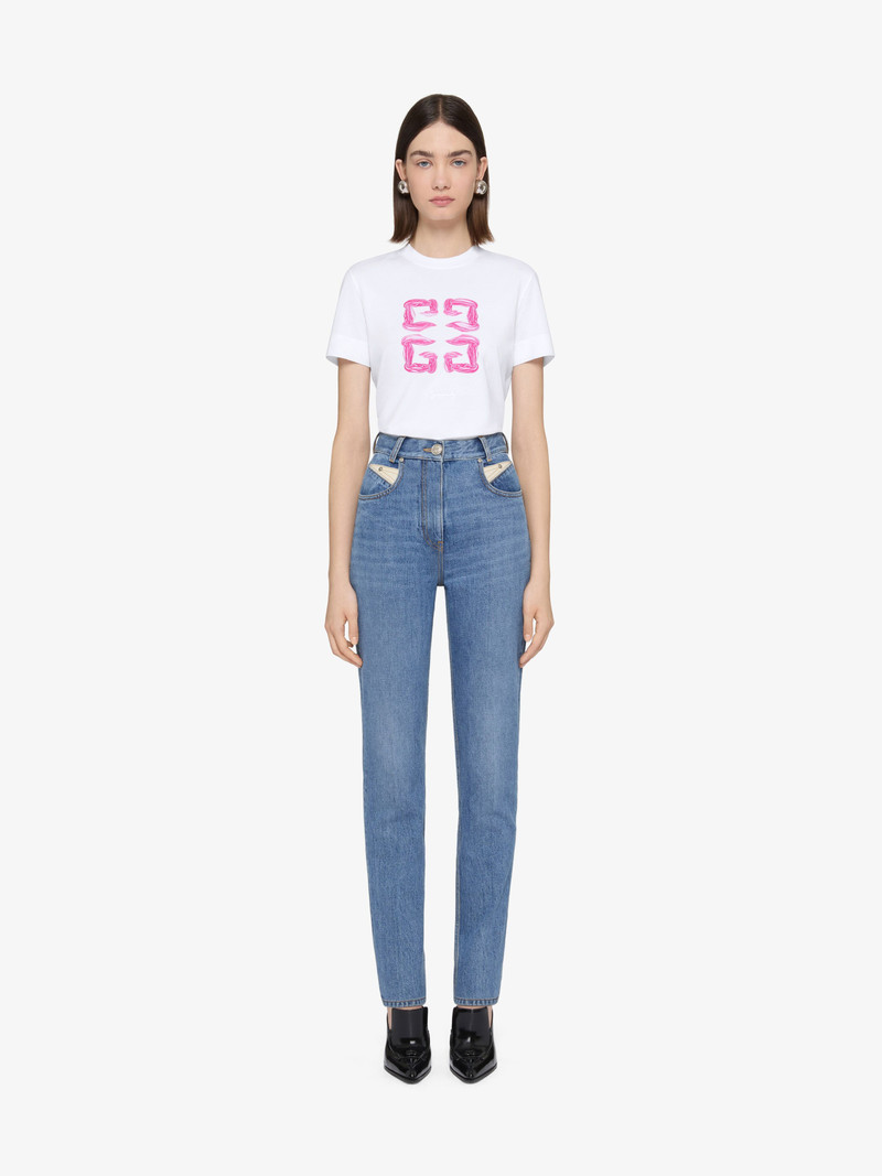 Givenchy 4G SLIM FIT T-SHIRT IN COTTON outlook