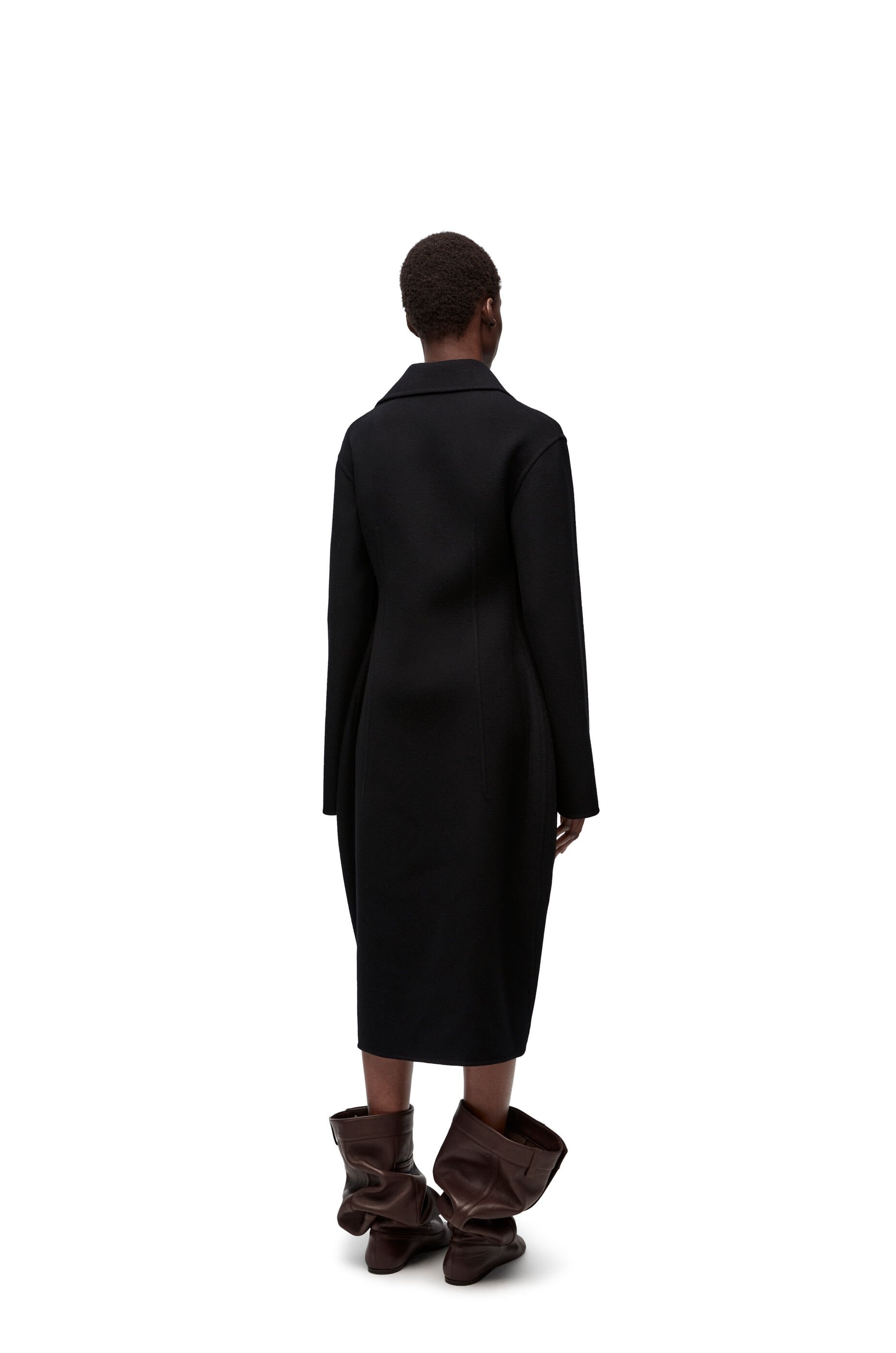 Balloon coat in wool - 4