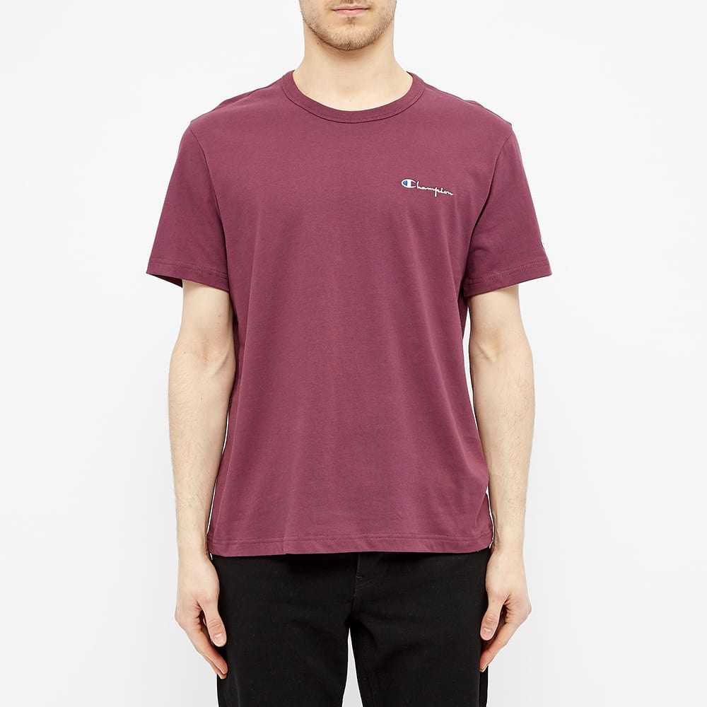 Champion Reverse Weave Script Back Logo Tee - 4