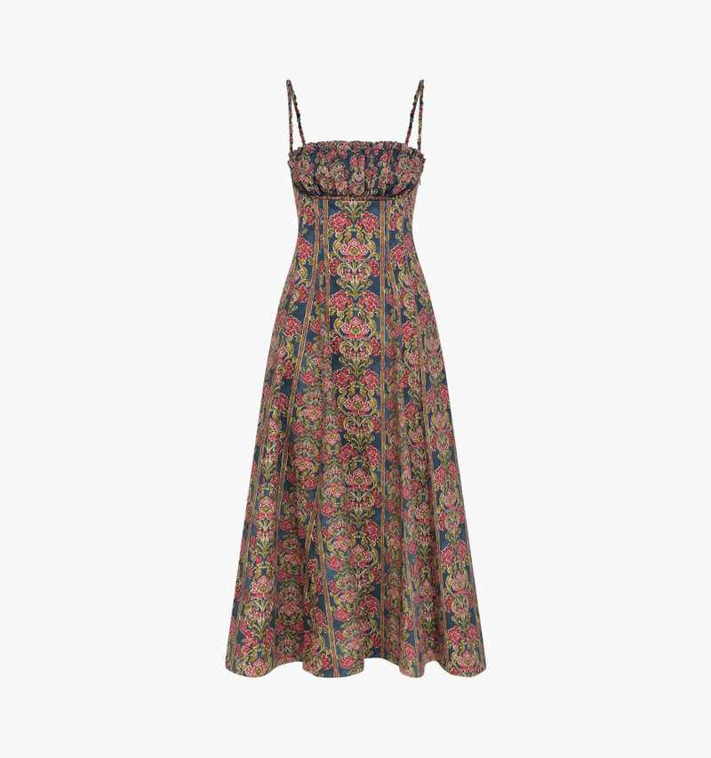 The Maisie Dress - Stowell Medallion Stripe - 1