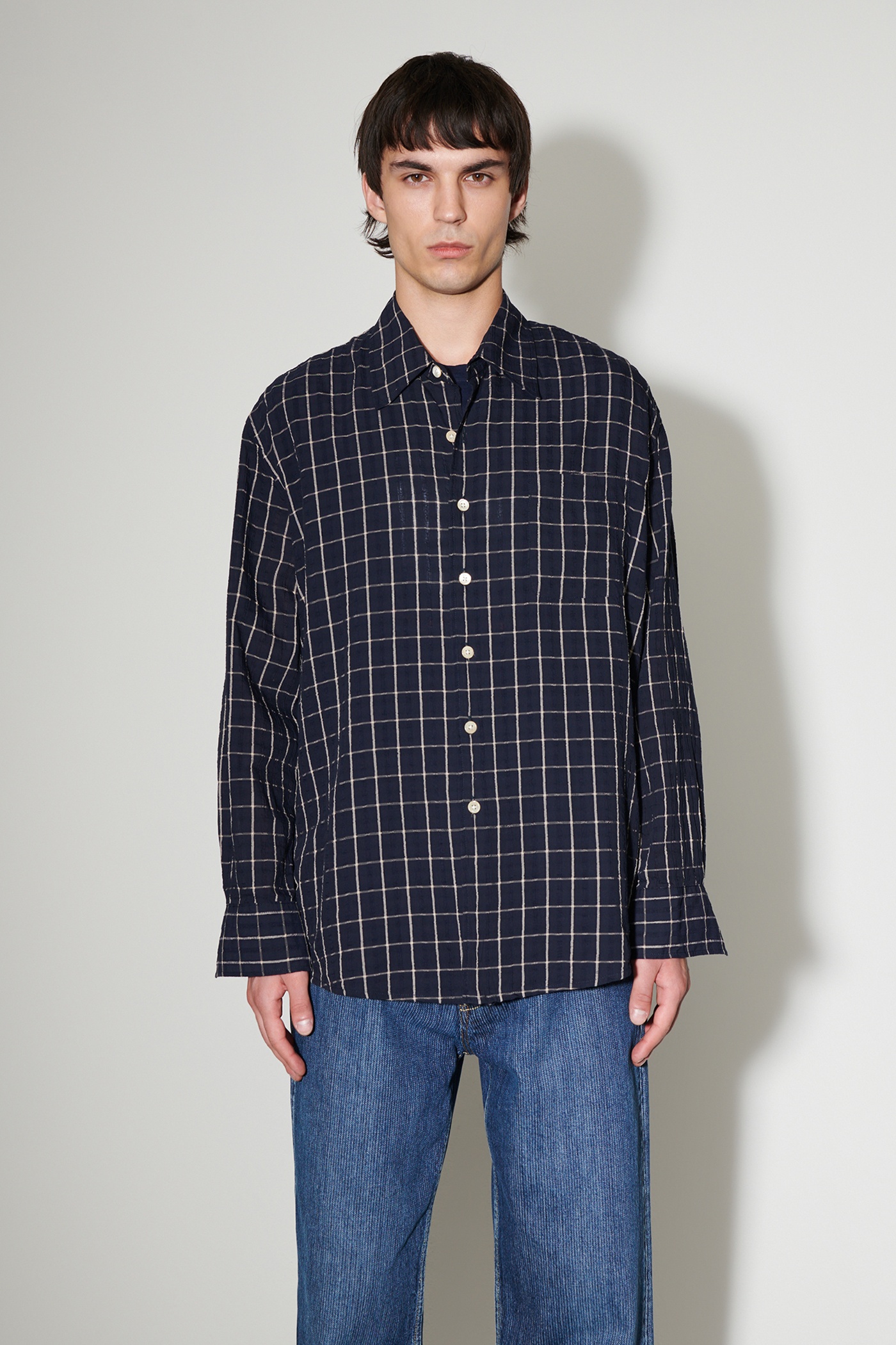 Above Shirt Dark Mediterranean Check - 7