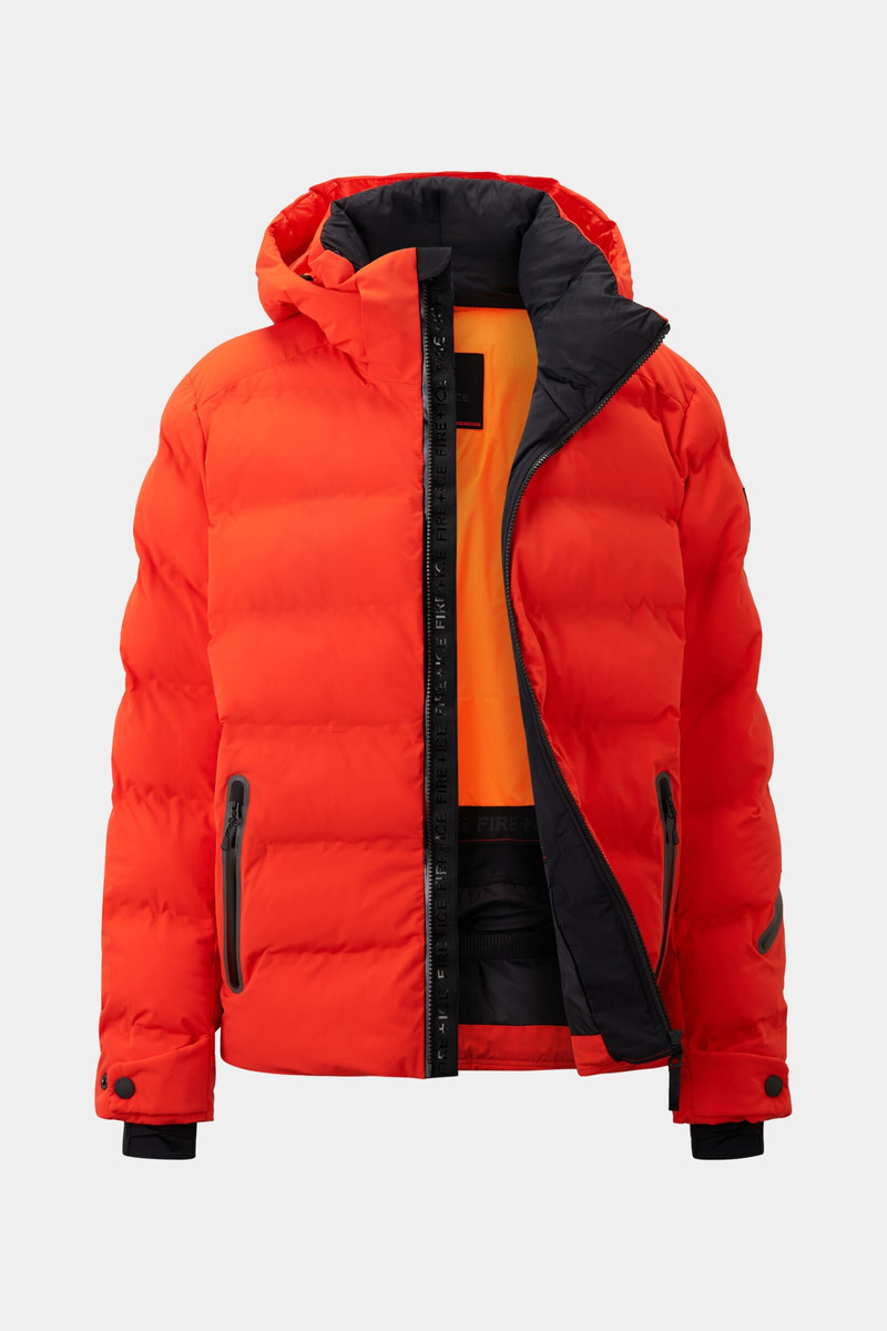 BOGNER Luka Ski jacket in Coral outlook