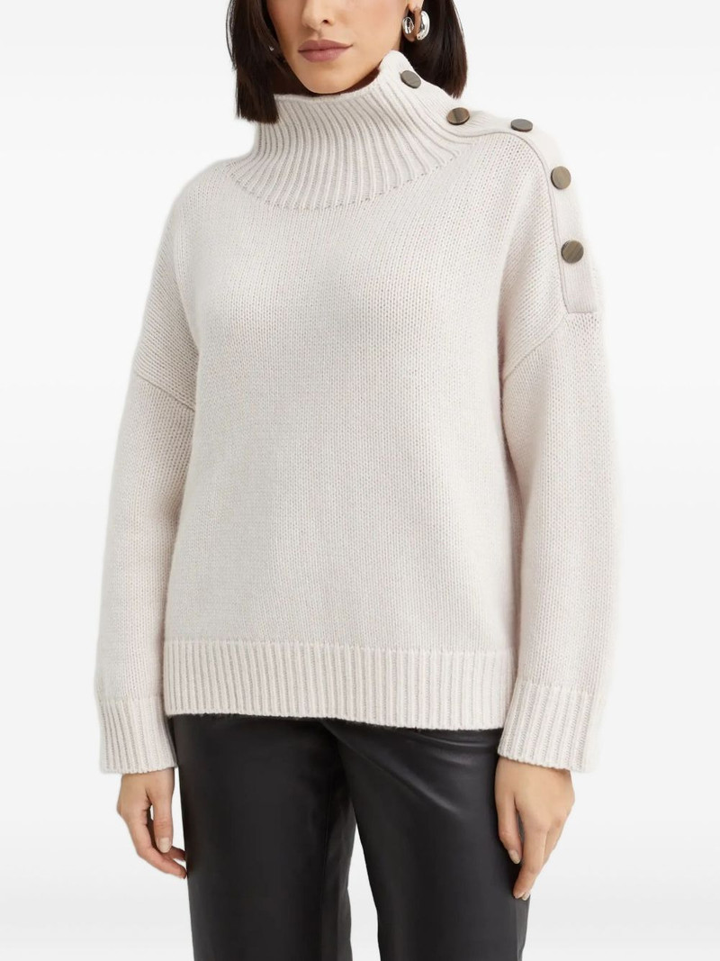 button turtleneck sweater 3