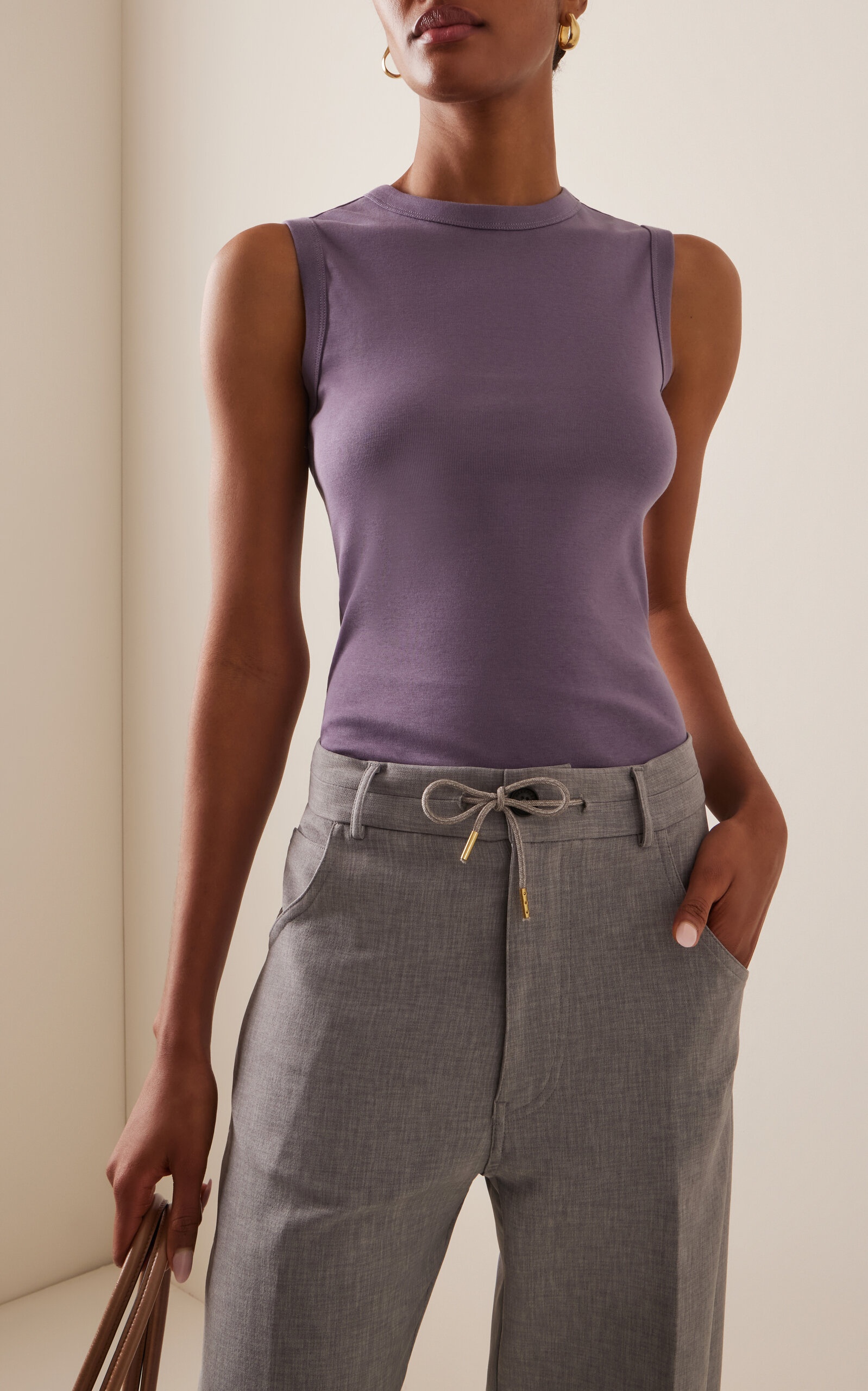 Esmé Organic Cotton Tank Top purple - 3