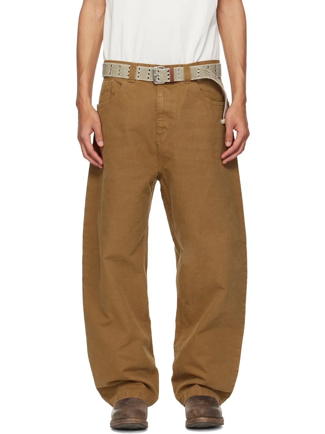 Tan Brandon Jeans - 1