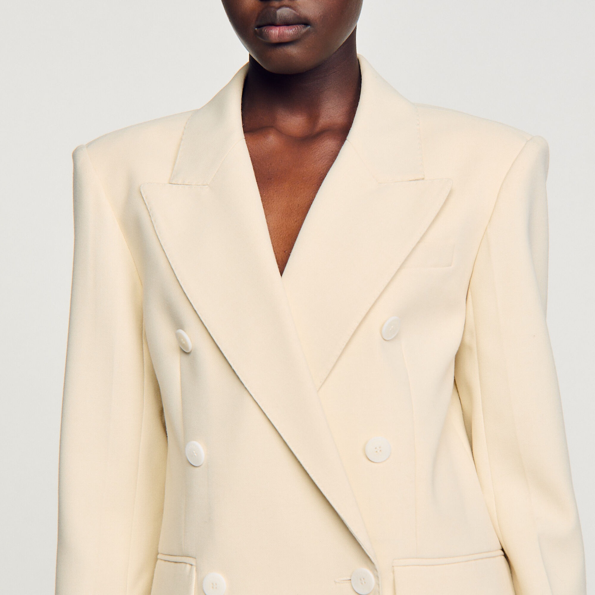 DOUBLE-BREASTED SUIT JACKET - 4