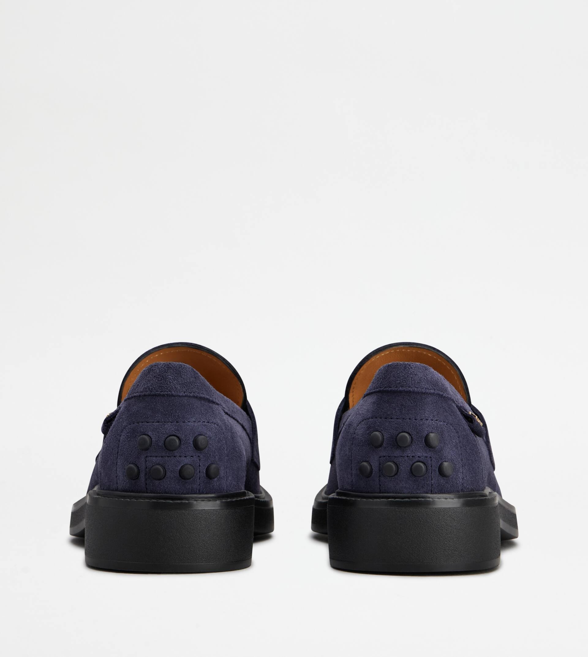 LOAFERS IN SUEDE - BLUE - 3