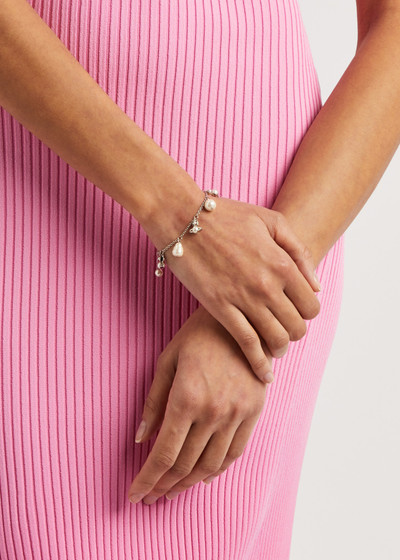 Vivienne Westwood Emiliana orb-embellished charm bracelet outlook