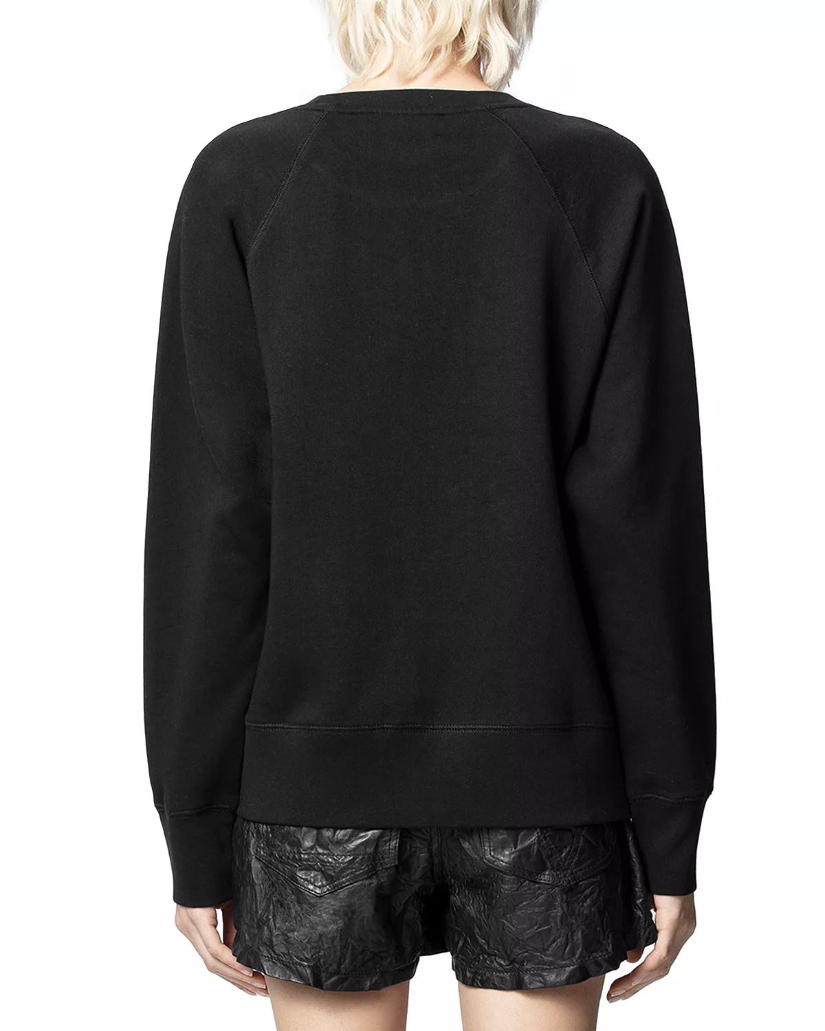 Message Print Cotton Sweatshirt - 2