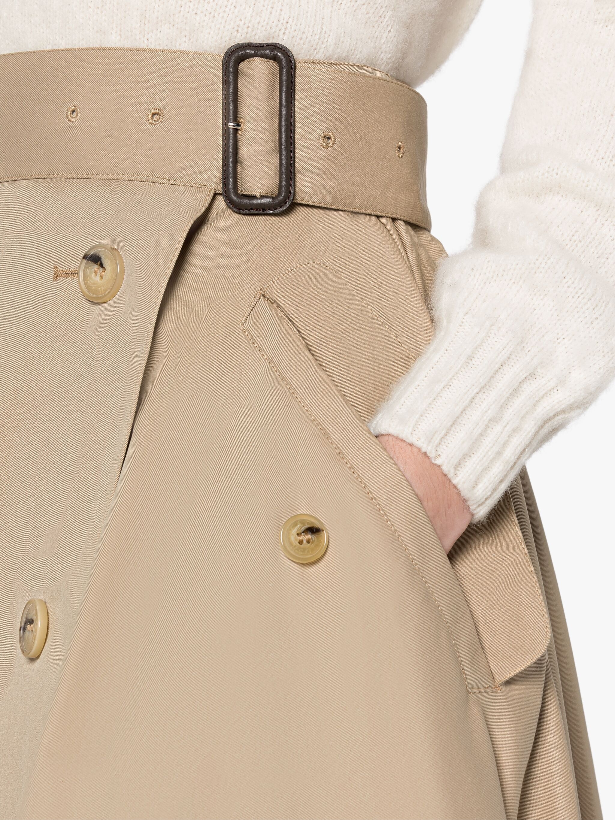 CECILA SAND COTTON SKIRT - 5