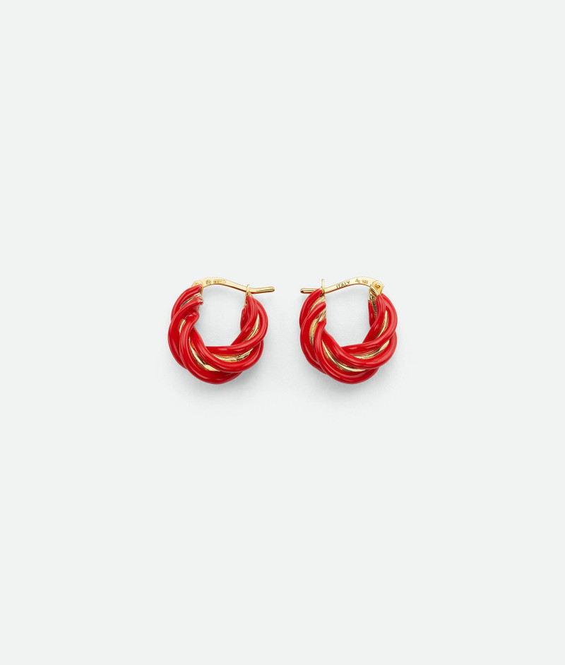 Pillar Twisted Hoop Earrings 1