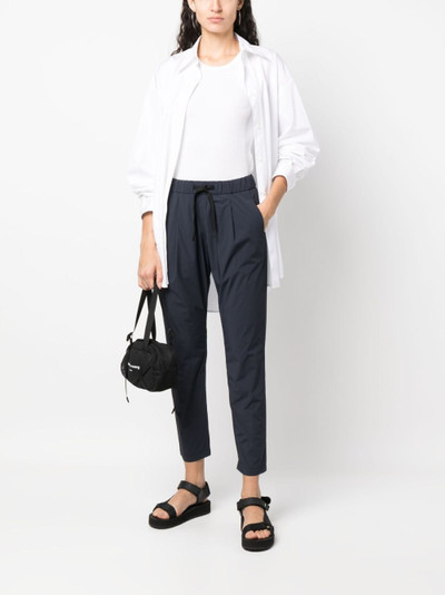 Herno drawstring-tie tapered trousers outlook