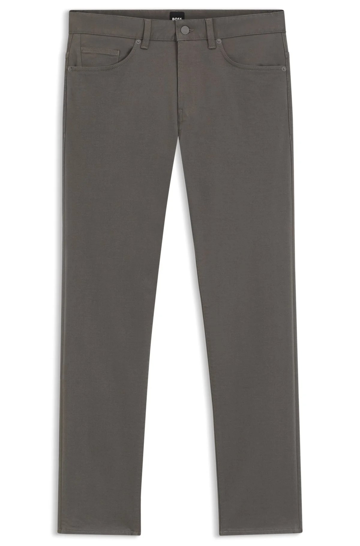 DELAWARE SLIM-FIT TROUSERS IN BRUSHED SATIN - 1
