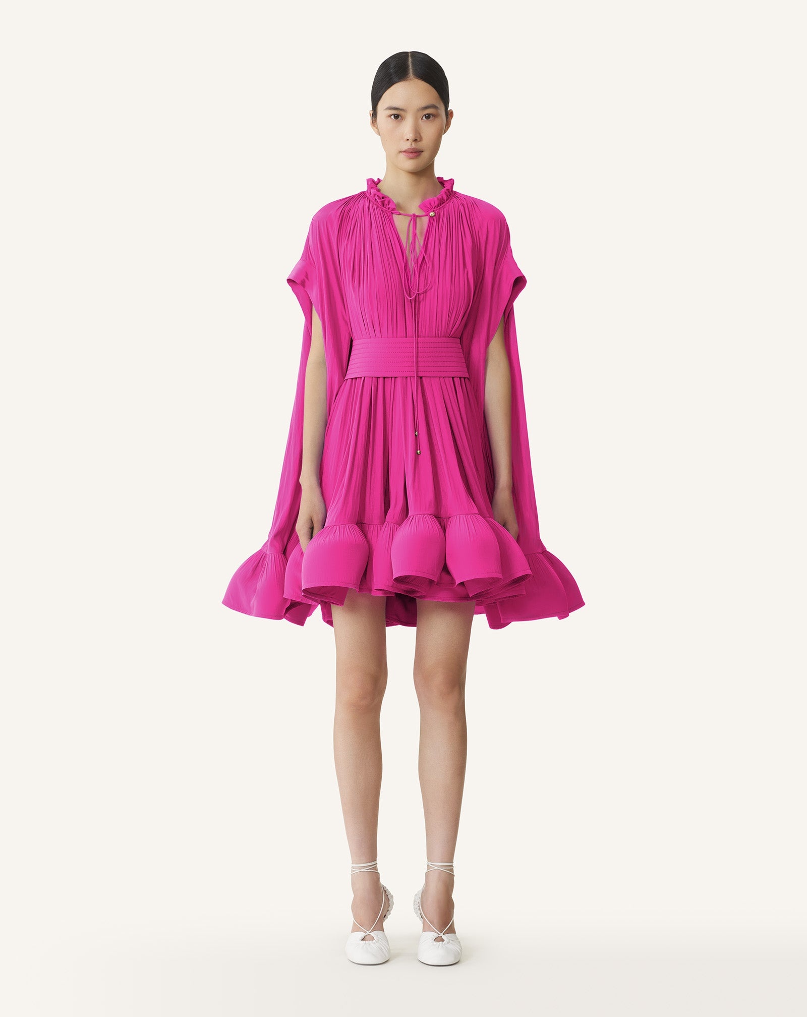 SHORT CHARMEUSE DRESS - 2