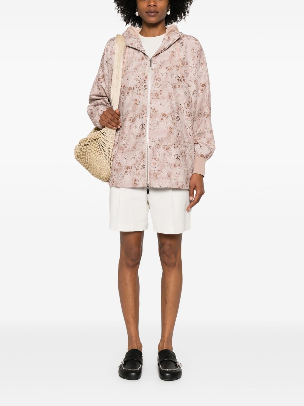 printed hooded jacket - 2