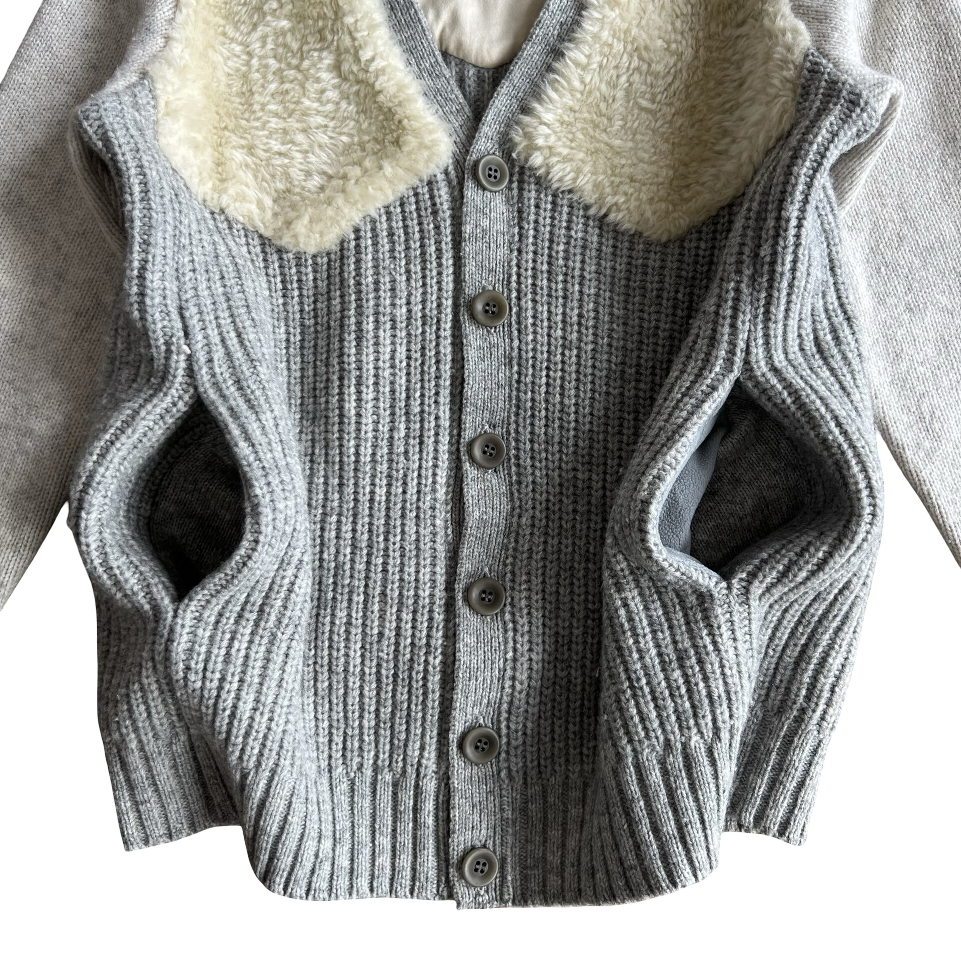 Final Blow - Sue Undercover Faux Fur Cardigan SZ 2 - 5