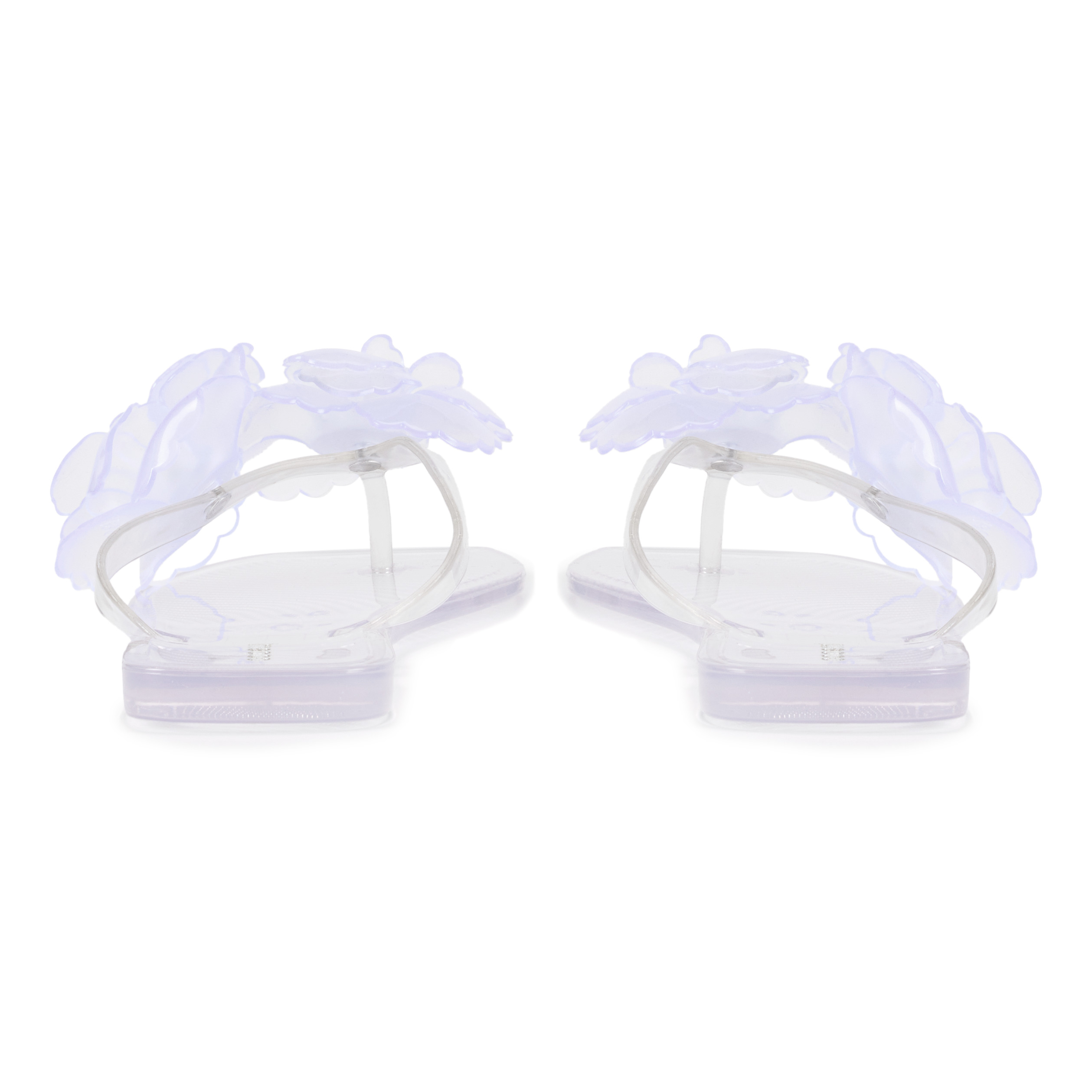 Silicone Flower Flip Flops - 4