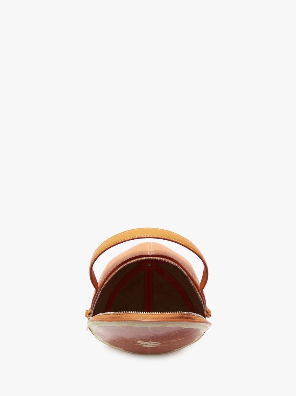 ORANGE BAG - LEATHER TOP HANDLE BAG - 3