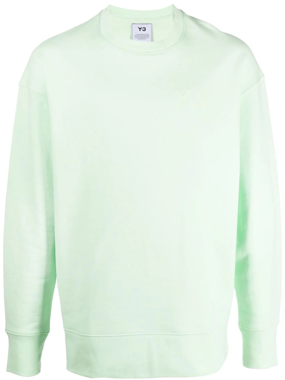 logo-print cotton sweatshirt - 1