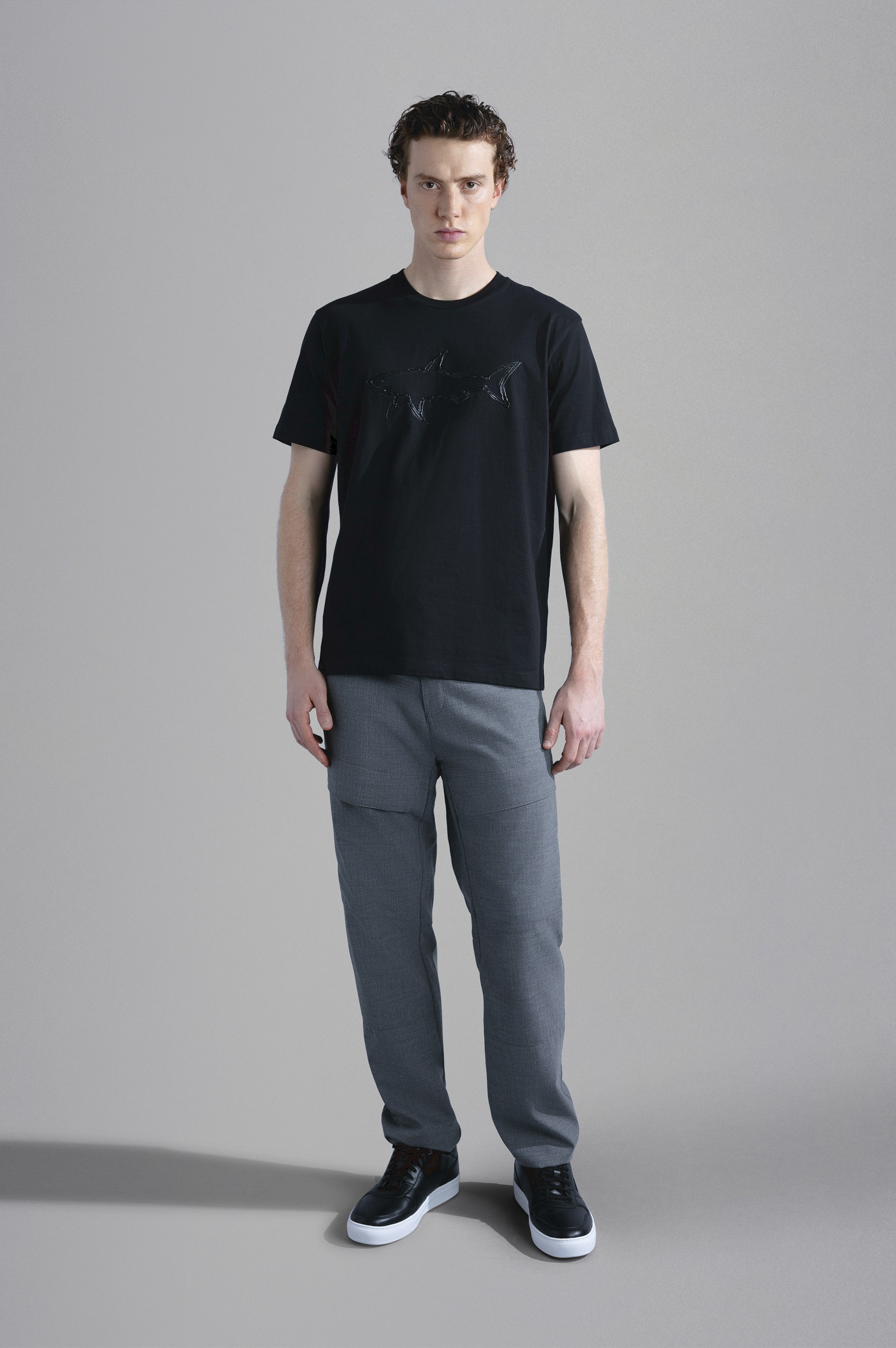 WOOL TECHNICAL FABRIC TROUSERS - 2