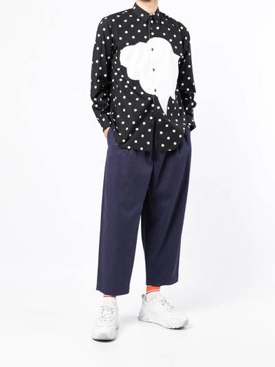 Comme des Garçons SHIRT polka-dot speech-bubble shirt outlook