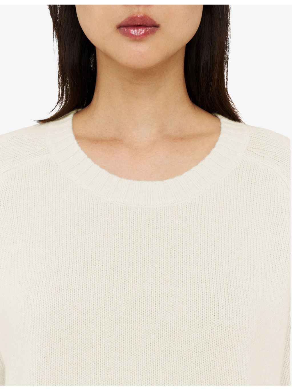 Round-Neck Long-Sleeve Cashmere Jumper - 5