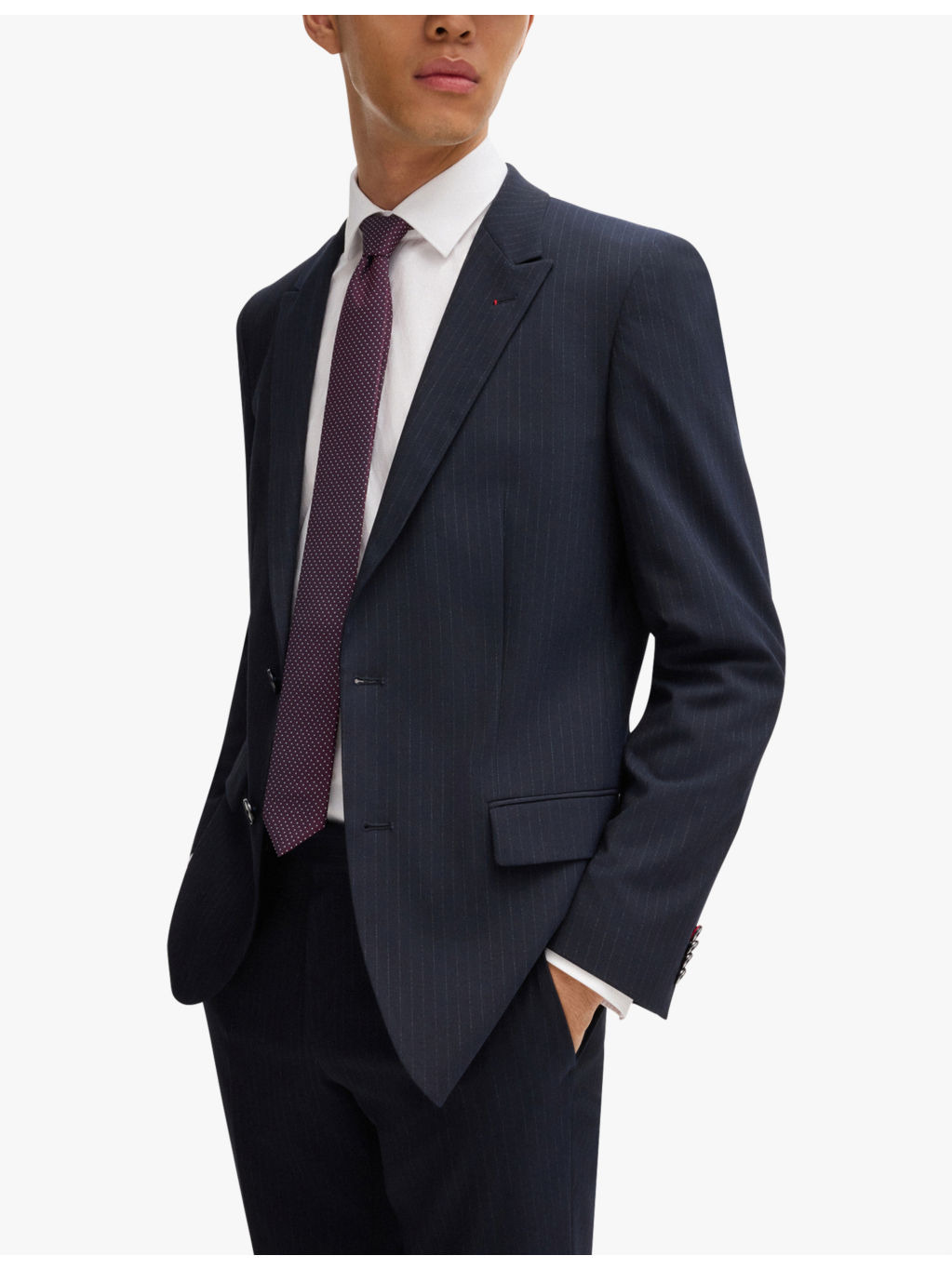 Polka dot-print silk tie - 3