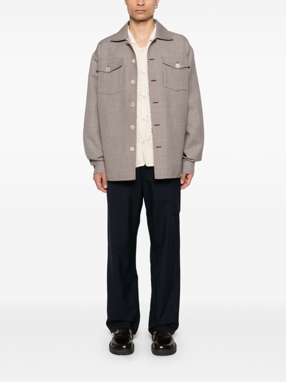 logo-embroidered cargo trousers - 2