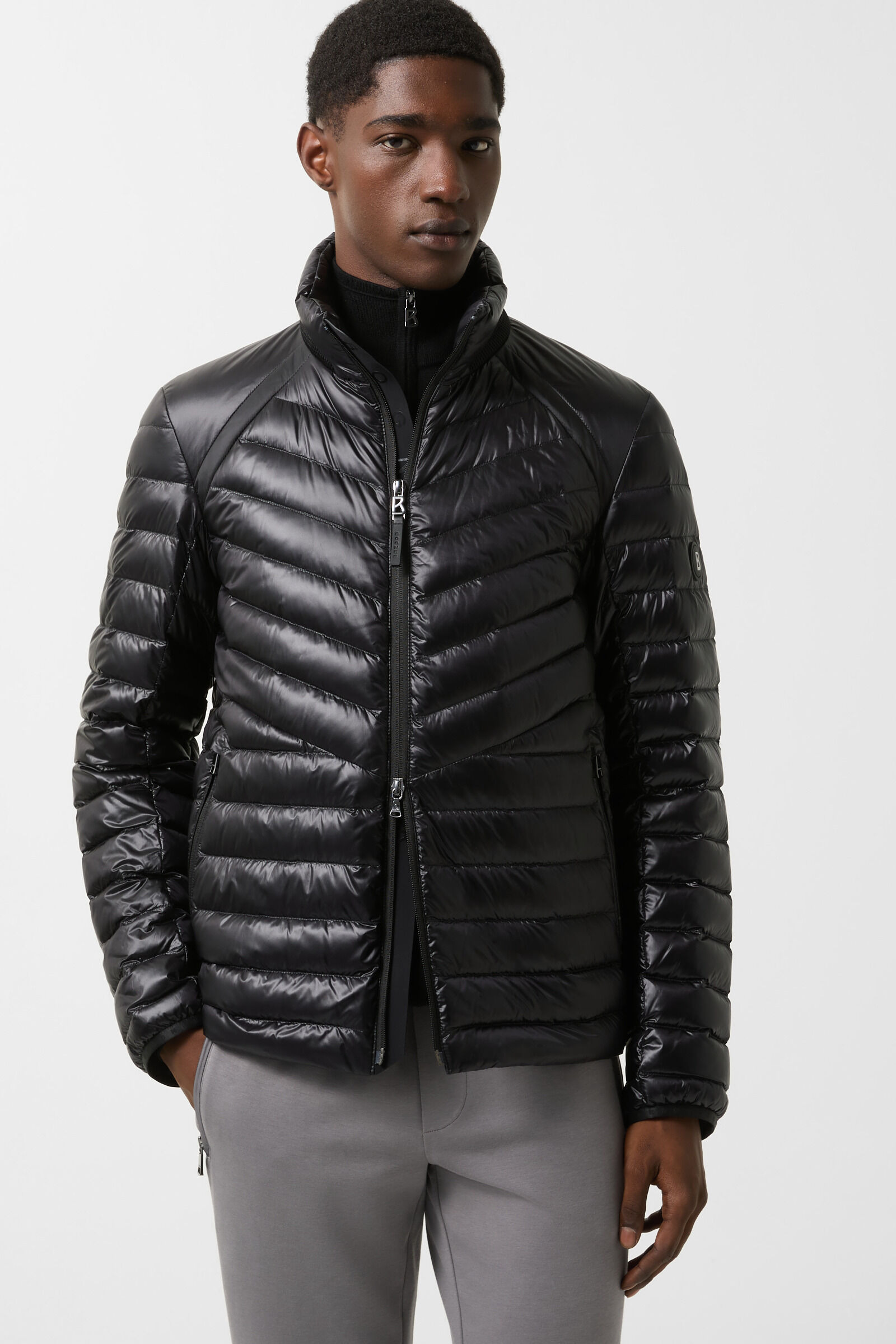 Liman Lightweight down jacket in Black - 2
