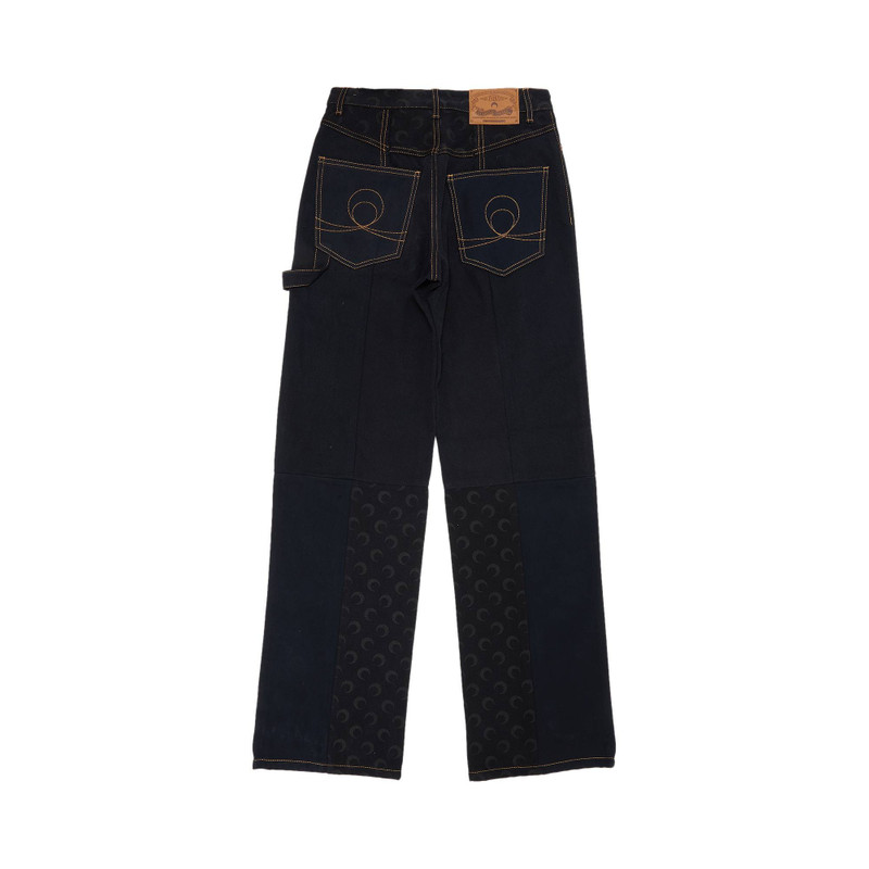 Marine Serre Marine Serre Moon Denim Boyfriend Trousers 'Black' outlook