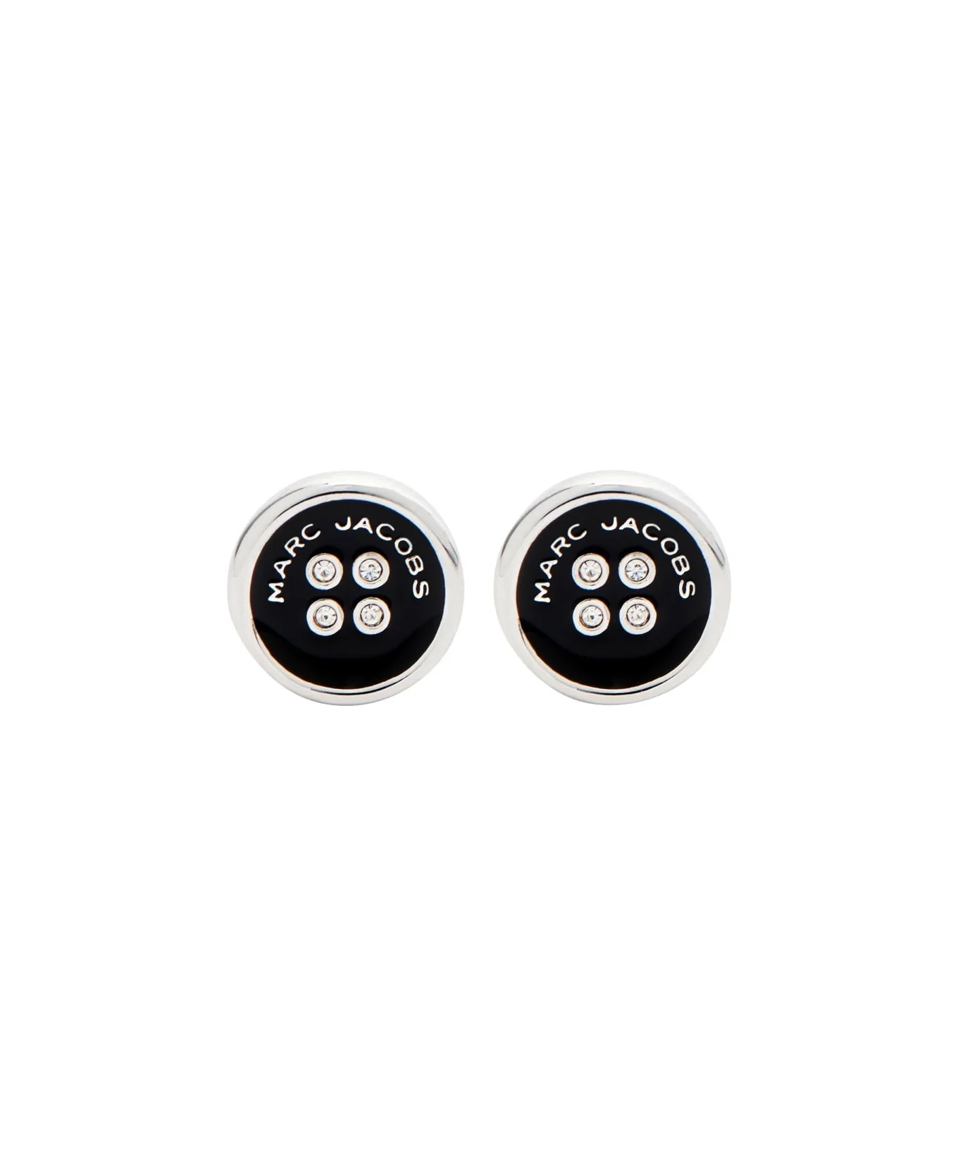"button Stud" Earrings - 1