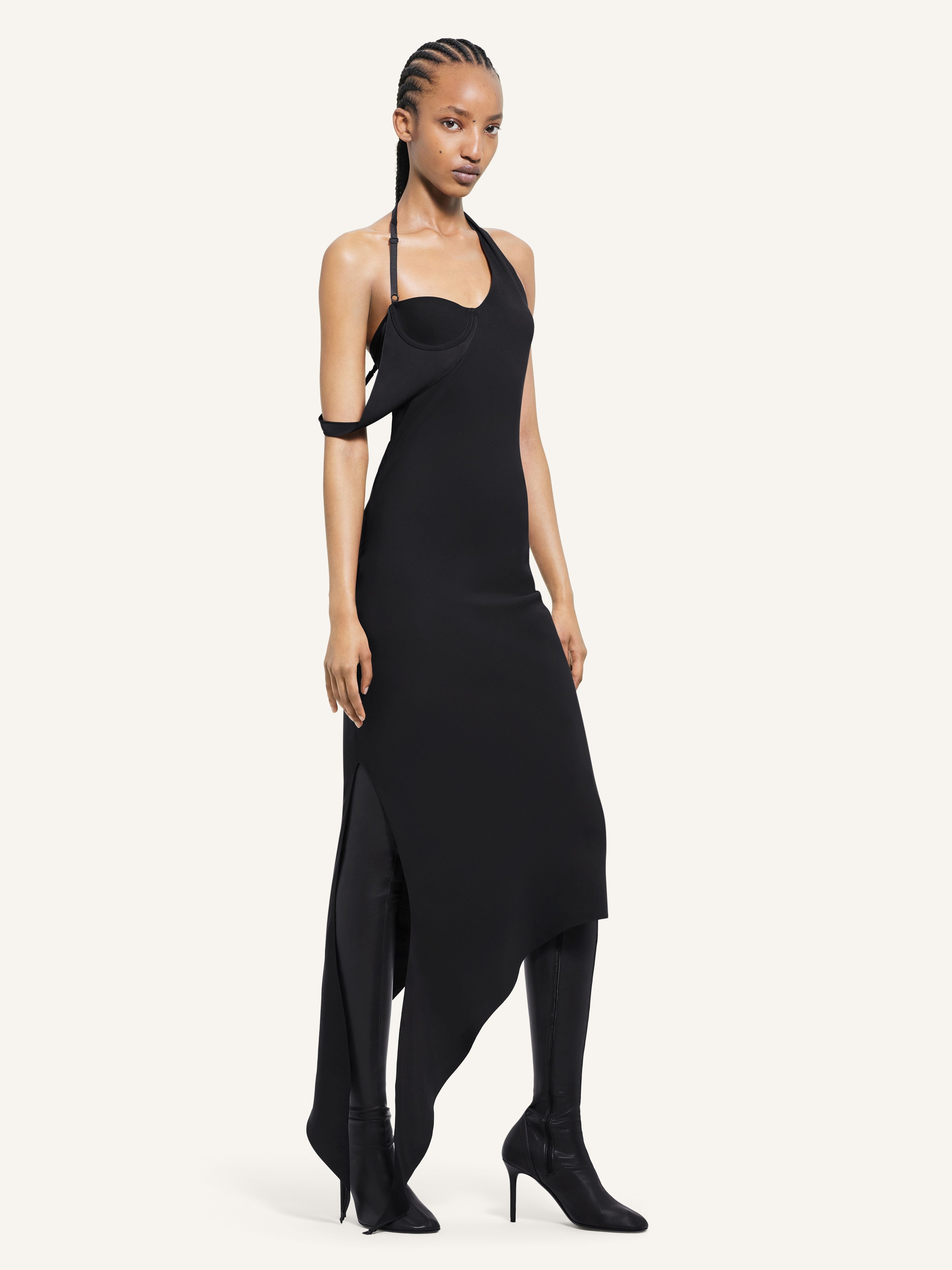 UNDRESSED LONG CREPE DRESS - 3