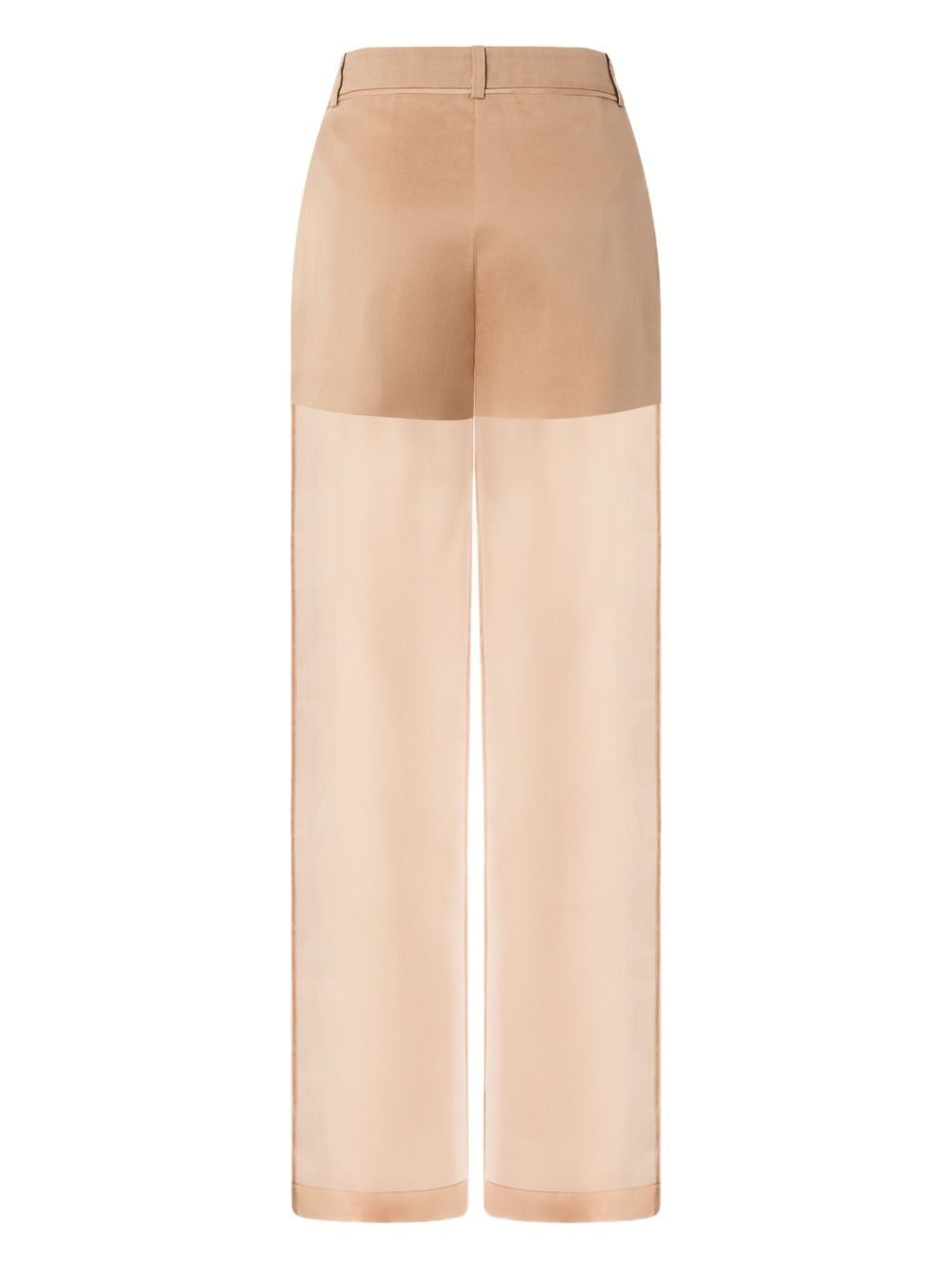 panelled straight trousers - 2