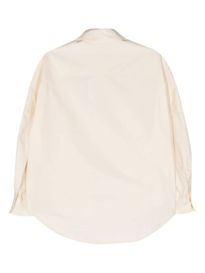 Moncler zip-up cotton overshirt outlook