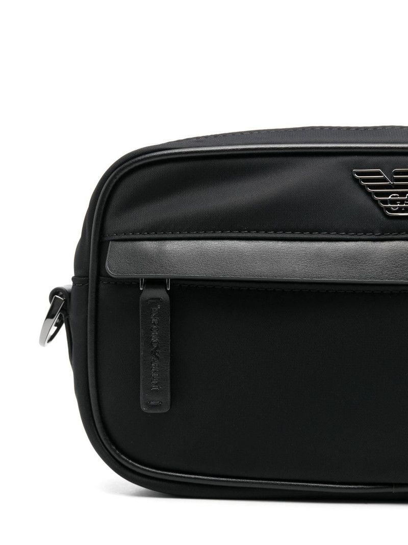 logo-plaque clutch bag 4