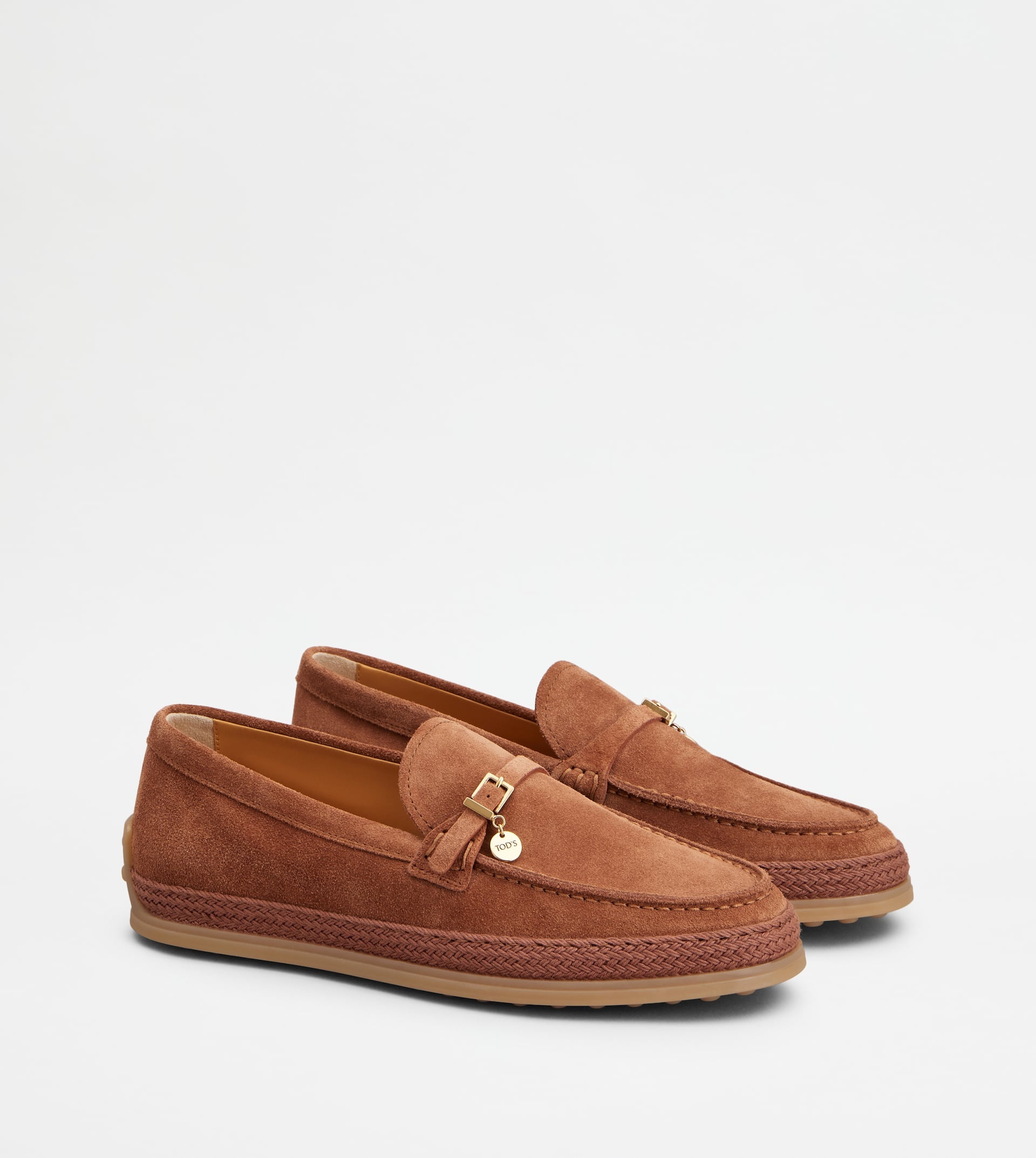 LOAFERS IN SUEDE - BROWN - 2