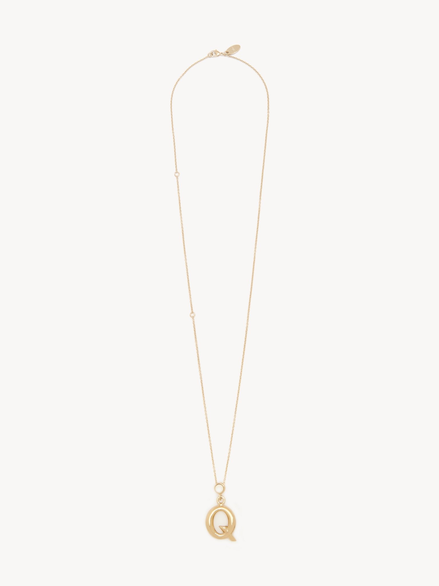 ALPHABET NECKLACE WITH PENDANT Q - 1