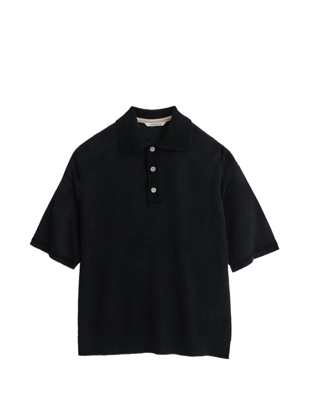 Basin knit polo shirt - 1