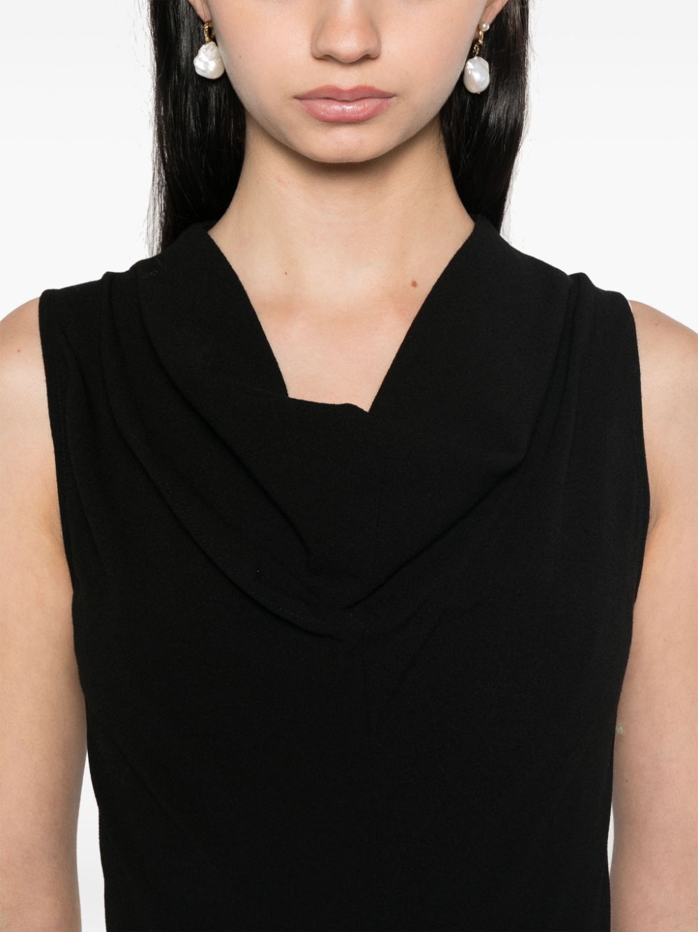cowl-neck maxi dress - 5