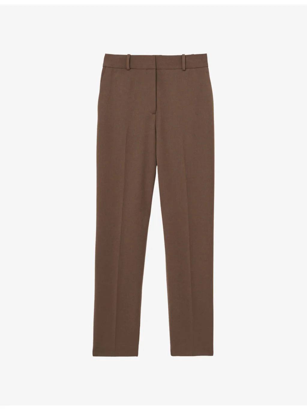 Gabi slip-pocket slim-leg mid-rise woven trousers - 1