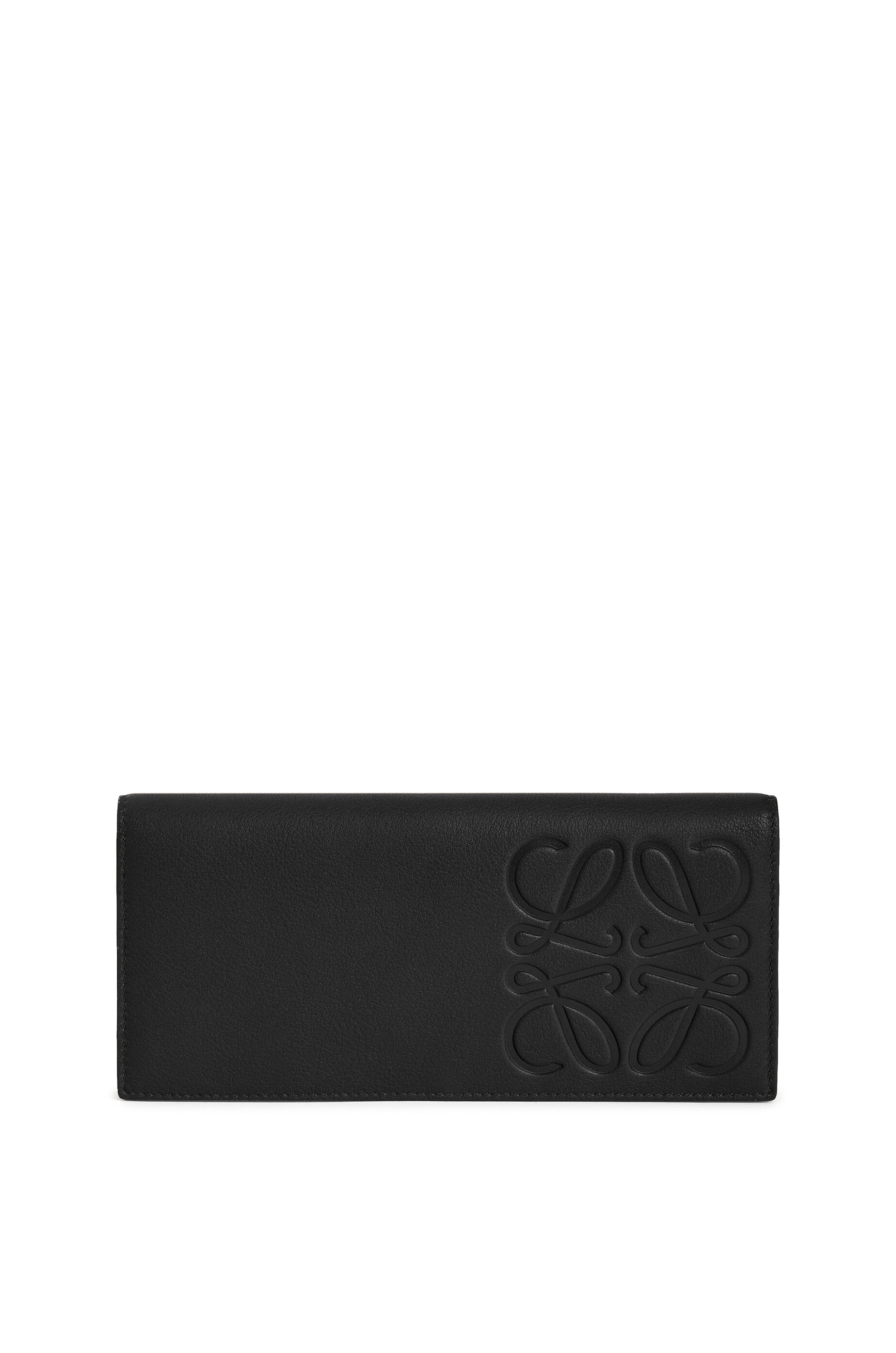 Long horizontal wallet in smooth calfskin - 1