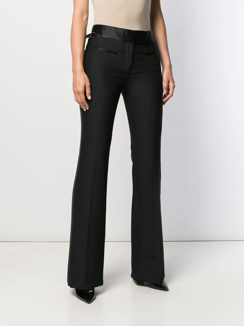 flared tailored trousers - 3