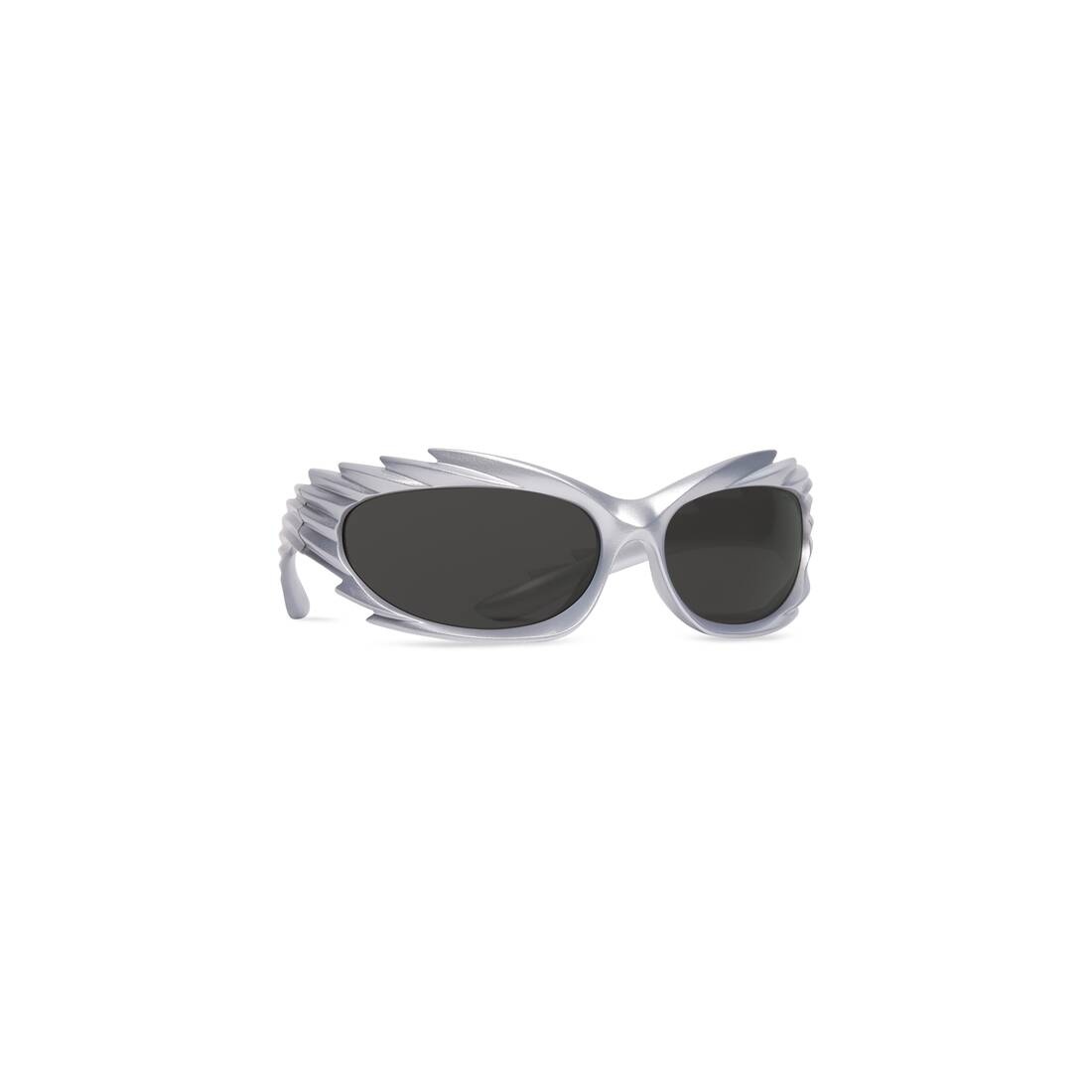 Spike Rectangle Sunglasses  in Silver - 2