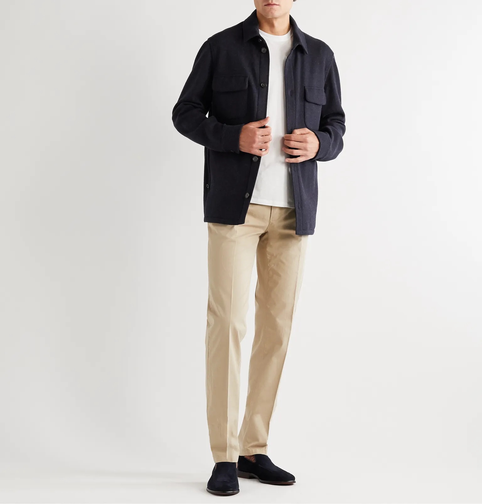 Cashmere-Blend Overshirt - 2