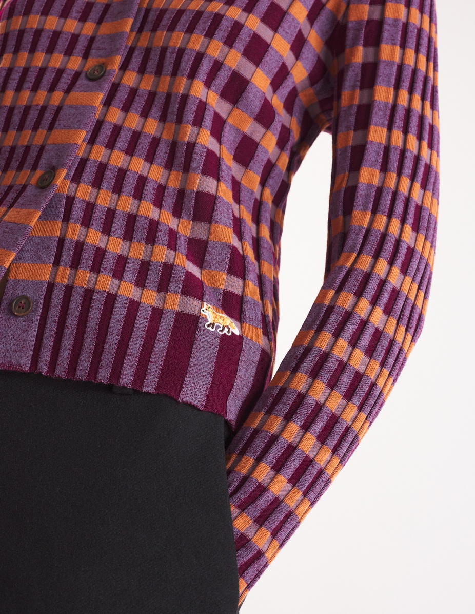 CHECKED KNITTED SHIRT - 4