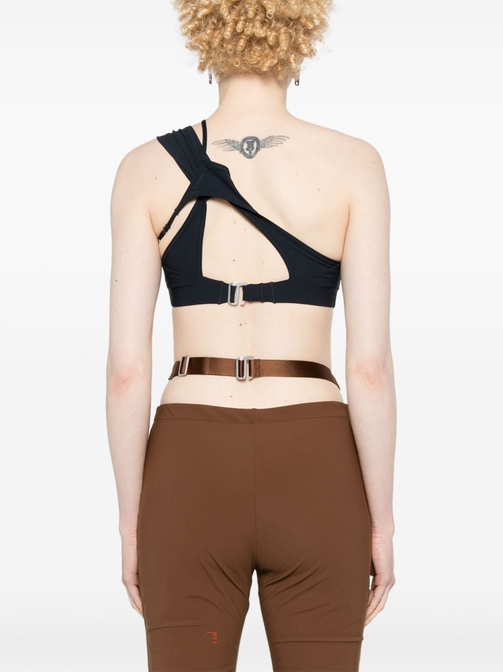 x Jacquemus asymmetric layered top - 4